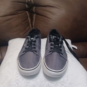 Vans off the wall men's tennis shoes, navy, sz 9